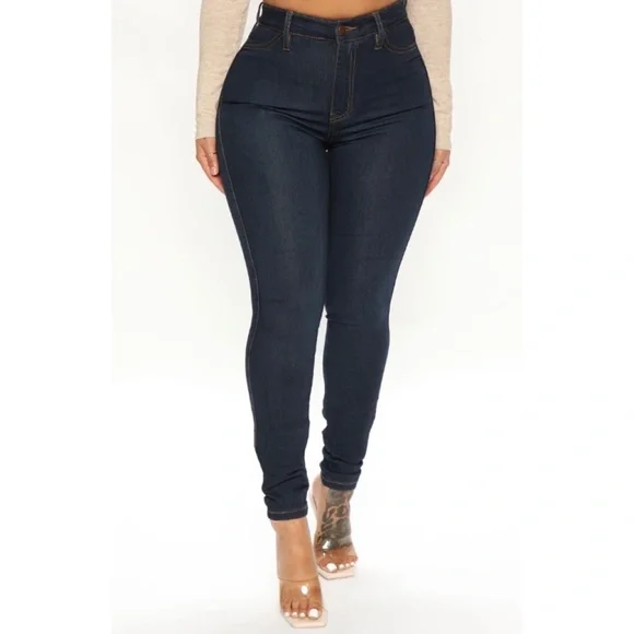 Classic High Waist Skinny Jeans